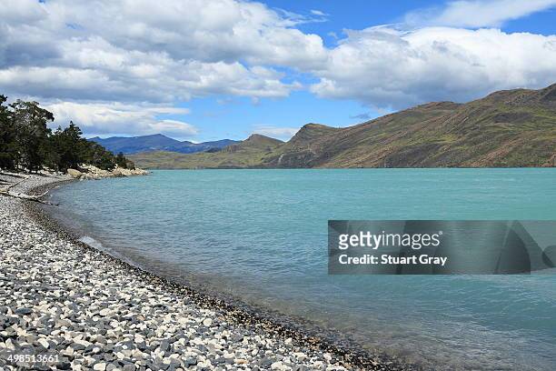 lago nordenskjold - chile torres del paine stock pictures, royalty-free photos & images