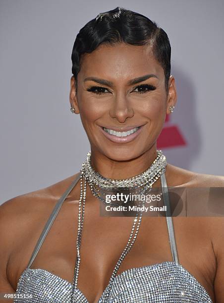 Personality Laura Govan attends the 16th Latin GRAMMY Awards at the MGM Grand Garden Arena on November 19, 2015 in Las Vegas, Nevada.