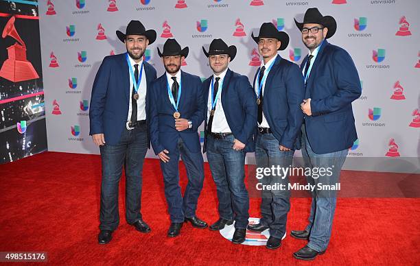 Musical group Los Gallitos attends the 16th Latin GRAMMY Awards at the MGM Grand Garden Arena on November 19, 2015 in Las Vegas, Nevada.