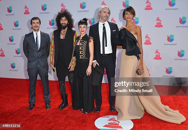 Musical group Ara Malikian attends the 16th Latin GRAMMY Awards at the MGM Grand Garden Arena on November 19, 2015 in Las Vegas, Nevada.