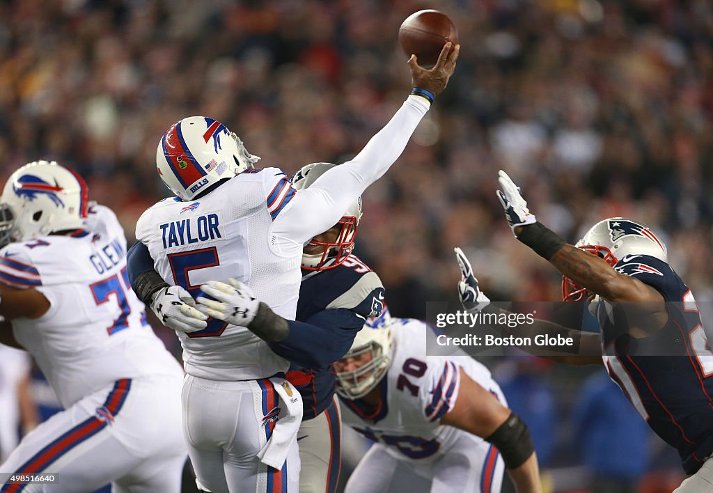 Buffalo Bills Vs. New England Patriots At Gillette Stadium