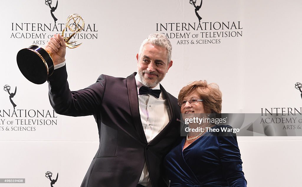 43rd International Emmy Awards - Press Room