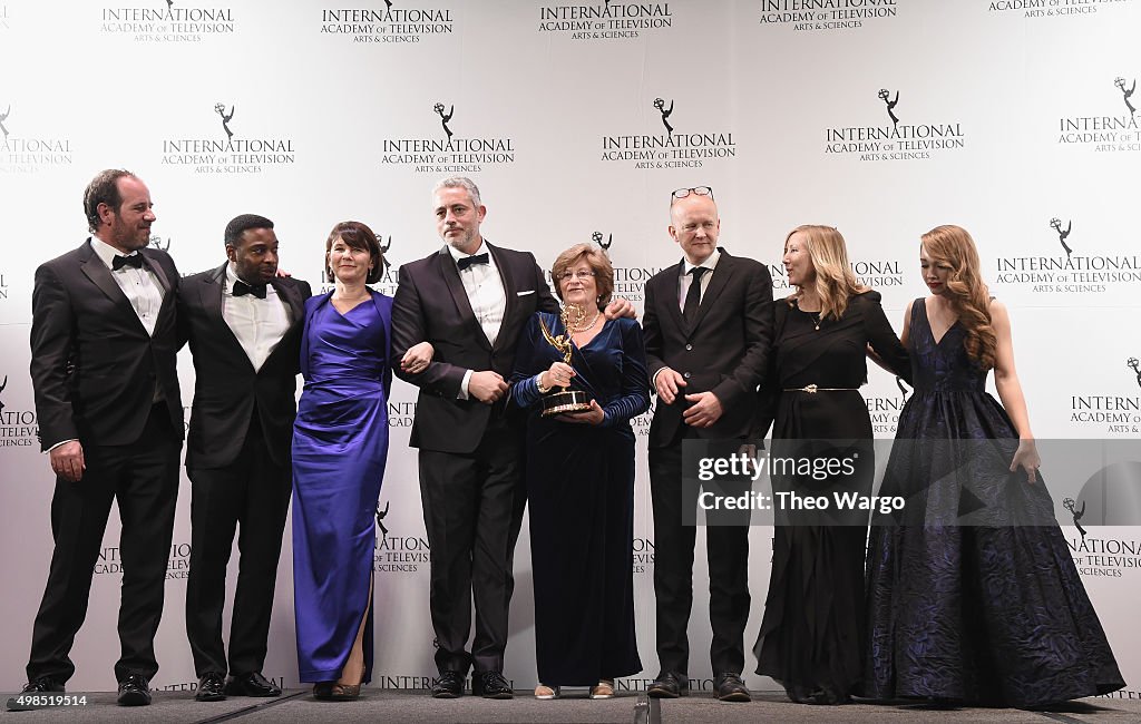 43rd International Emmy Awards - Press Room