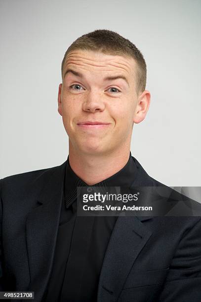 Will Poulter at "The Revenant" Press Conference at The Four Seasons Hotel on November 23, 2015 in Beverly Hills, California.
