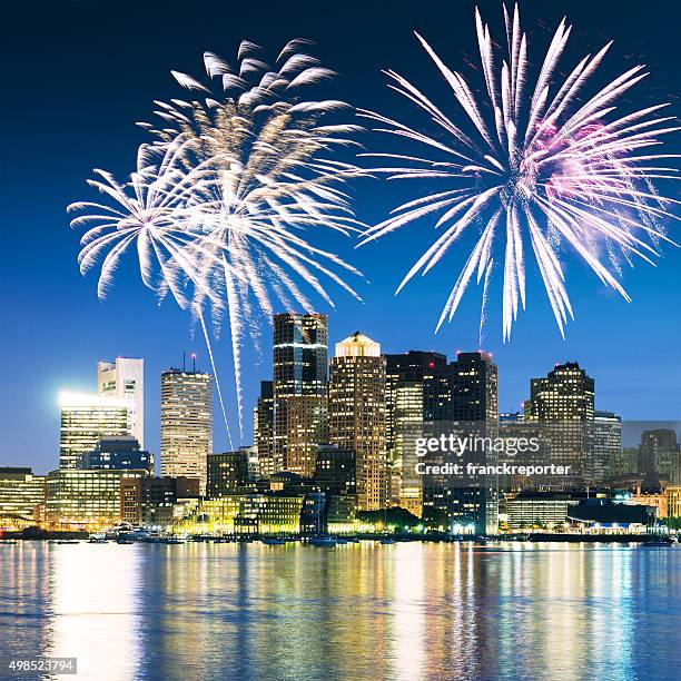 Boston Harbor Fireworks Photos and Premium High Res Pictures Getty Images