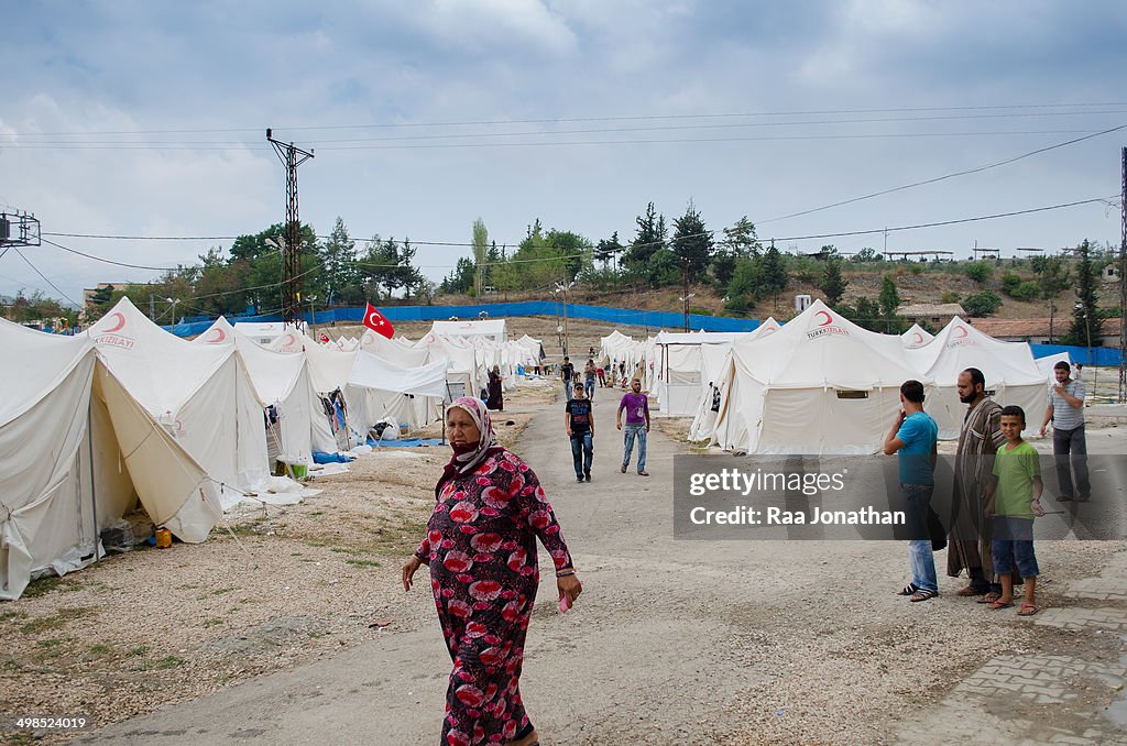 Syrian Refugees in refugee camp
