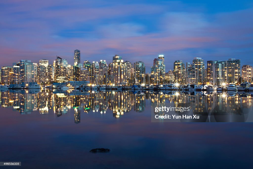 Vancouver City Skyline