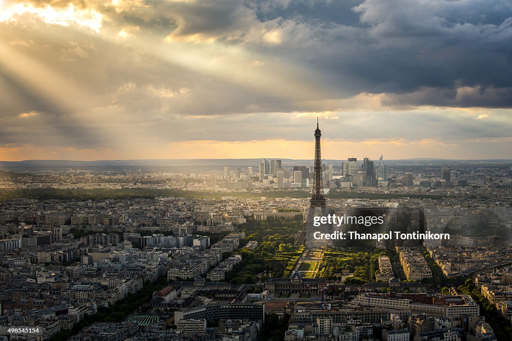 Eiffel Tower from Montparnasse