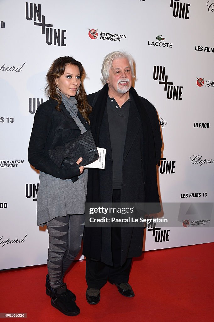 Paul Watson and his wife Yana Rusinovich attend The "Un + Une" Paris... News Photo Getty Images