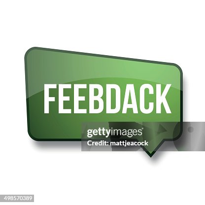 Feedback Labeler Vector Feedback Green Label High-Res Vector Graphic - Getty Images