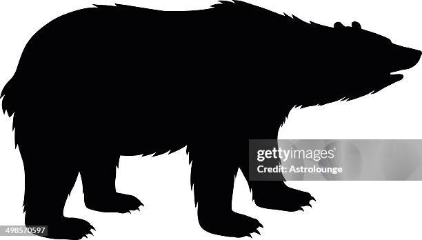 polar bear - tundra stock illustrations