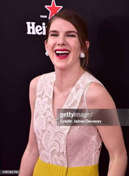 Lily Rabe attends "The Big Short" New York Premiere at Ziegfeld Theater on November 23, 2015 in New York City.