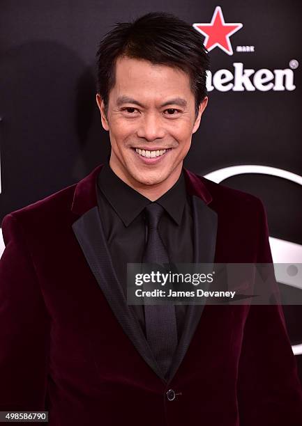 Byron Mann attends "The Big Short" New York Premiere at Ziegfeld Theater on November 23, 2015 in New York City.