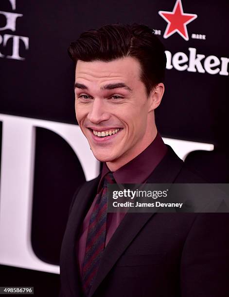 Finn Wittrock attends "The Big Short" New York Premiere at Ziegfeld Theater on November 23, 2015 in New York City.