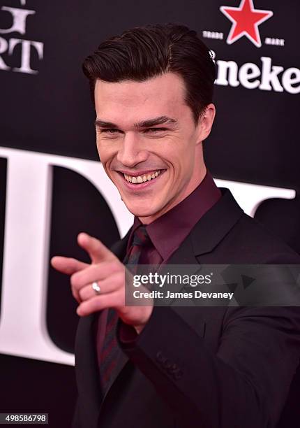 Finn Wittrock attends "The Big Short" New York Premiere at Ziegfeld Theater on November 23, 2015 in New York City.