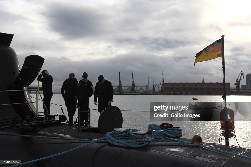 German Submarine In Gdyna Port