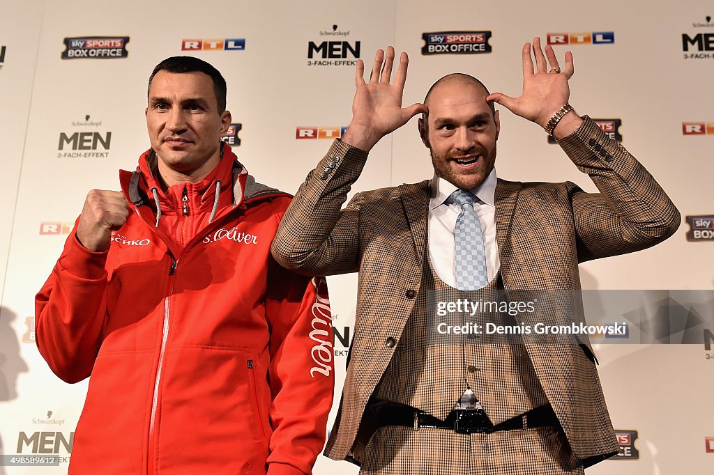 Wladimir Klitschko v Tyson Fury - Press Conference