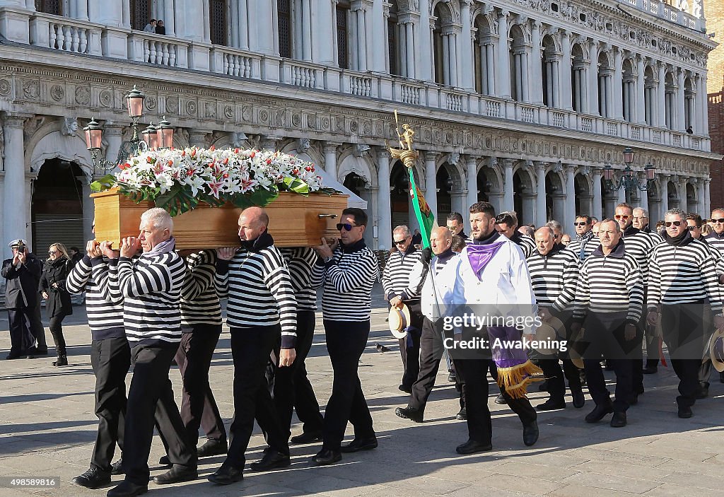 Funeral Of Valeria Solesin - Italian Victim Of Paris Attacks