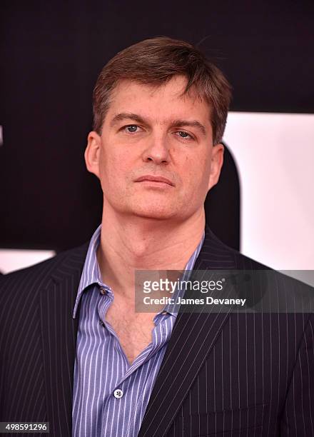 Michael Burry attends "The Big Short" New York Premiere at Ziegfeld Theater on November 23, 2015 in New York City.