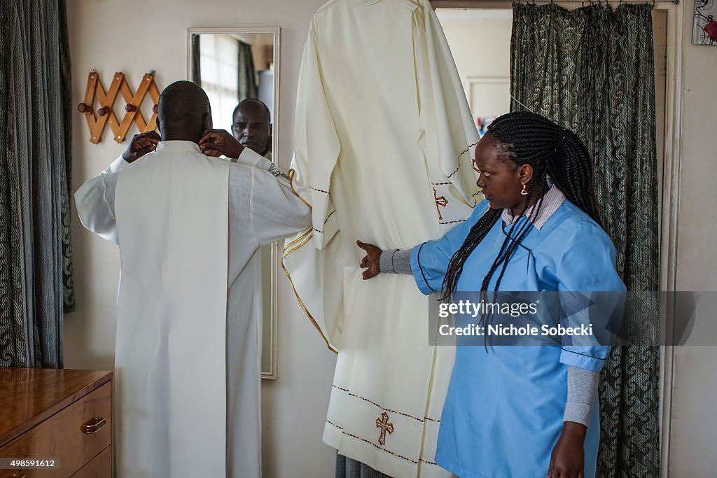 Final Preparations Are Made For The Arrival Of Pope Francis To Kenya