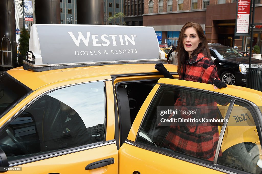 Model Hilary Rhoda Surprises New Yorkers With a "Holiday After The Holiday" By Westin Hotels And Resorts
