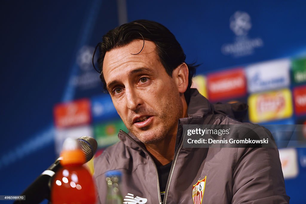 Sevilla FC  - Training & Press Conference