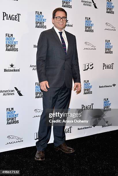 President of Film Independent Josh Welsh attends the 31st Film Independent Spirit Awards Nominations Press Conference at W Hollywood on November 24,...