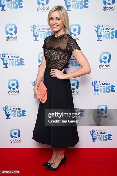 Jenni Falconer attends Global's Make Some Noise Gala at Supernova on November 24, 2015 in London, England.