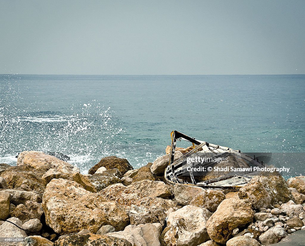 The boat and the sea