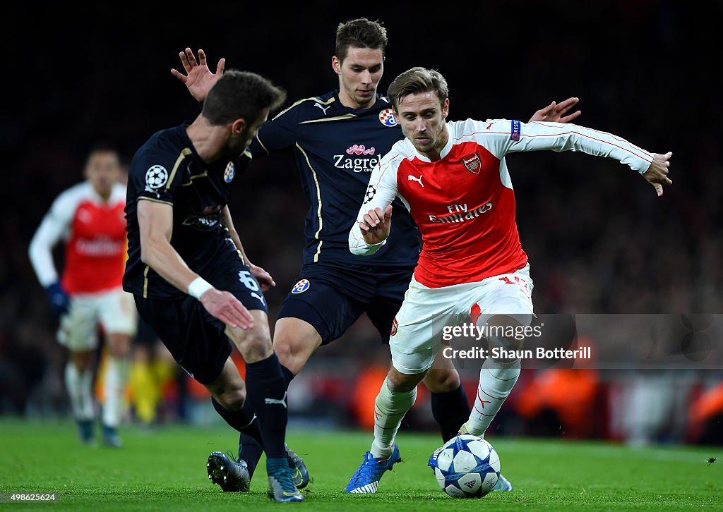 Arsenal FC v GNK Dinamo Zagreb - UEFA Champions League
