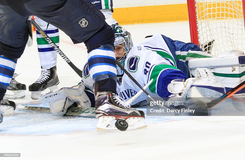 Vancouver Canucks v Winnipeg Jets