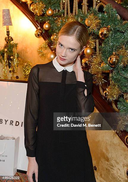 Petra Palumbo attends the WhoWhatWear UK Launch at Loulou's on November 24, 2015 in London, England.