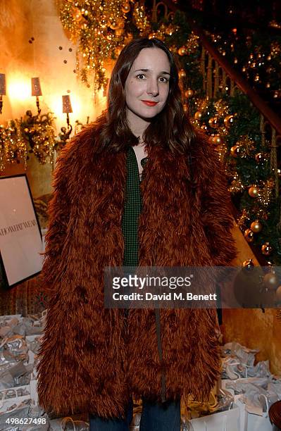 Serafina Sama attends the WhoWhatWear UK Launch at Loulou's on November 24, 2015 in London, England.