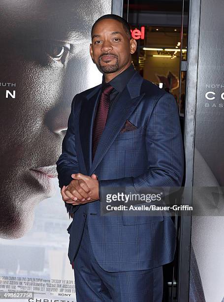 Actor Will Smith arrives at the AFI FEST 2015 Presented By Audi Centerpiece Gala Premiere of Columbia Pictures' 'Concussion' at TCL Chinese Theatre...