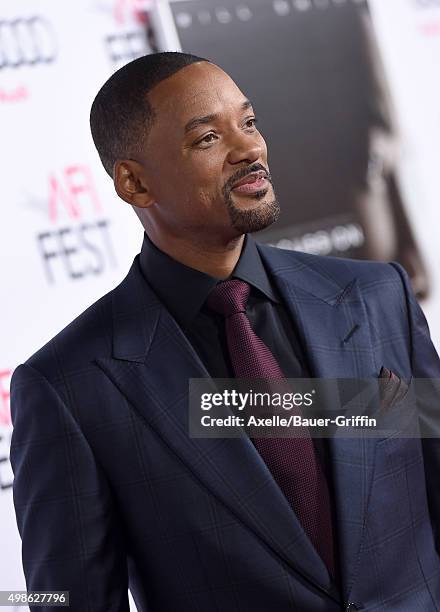 Actor Will Smith arrives at the AFI FEST 2015 Presented By Audi Centerpiece Gala Premiere of Columbia Pictures' 'Concussion' at TCL Chinese Theatre...