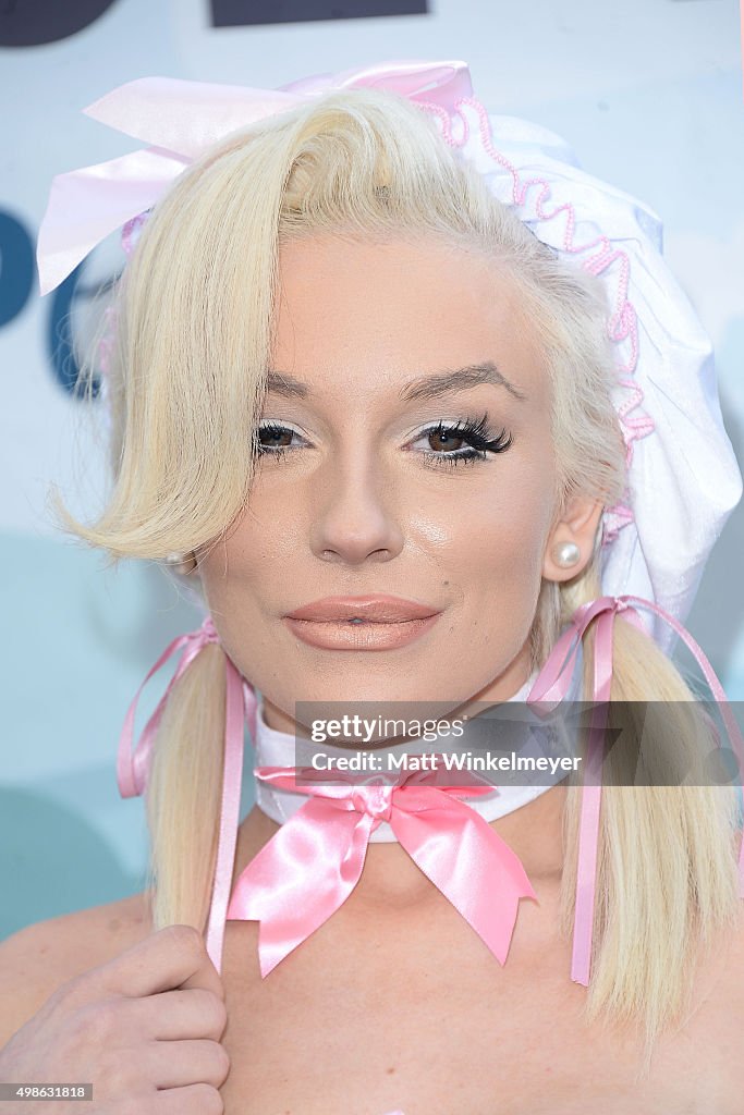 Courtney Stodden Protests For PETA's "Save The Sheep!" Campaign