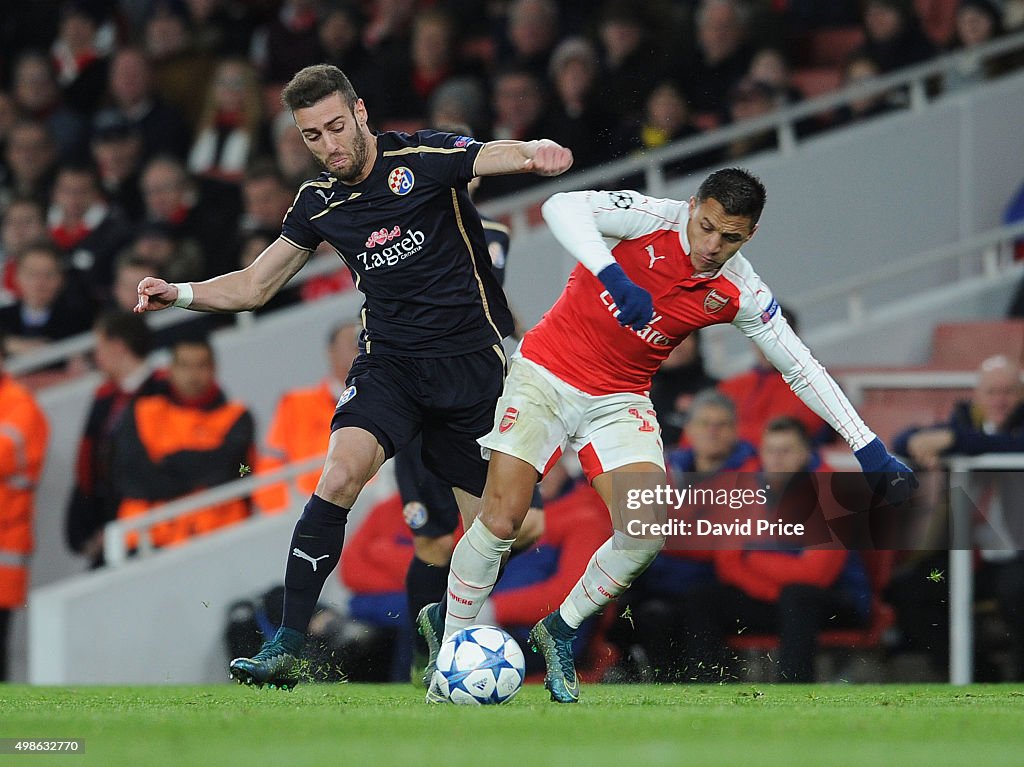 Arsenal FC v GNK Dinamo Zagreb - UEFA Champions League