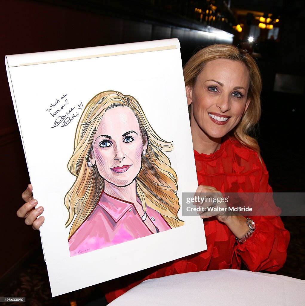 Marlee Matlin Caricature Unveiling