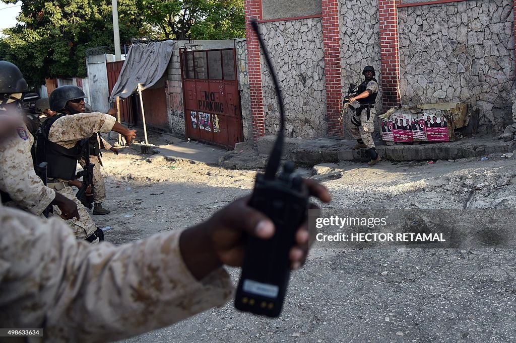 HAITI-VOTE-ELECTIONS-PROTEST