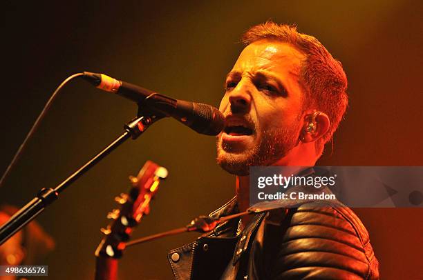 James Morrison performs on stage at the O2 Shepherd's Bush Empire on November 24, 2015 in London, England.