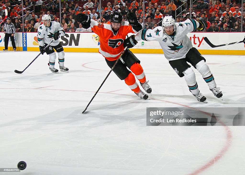 San Jose Sharks v Philadelphia Flyers