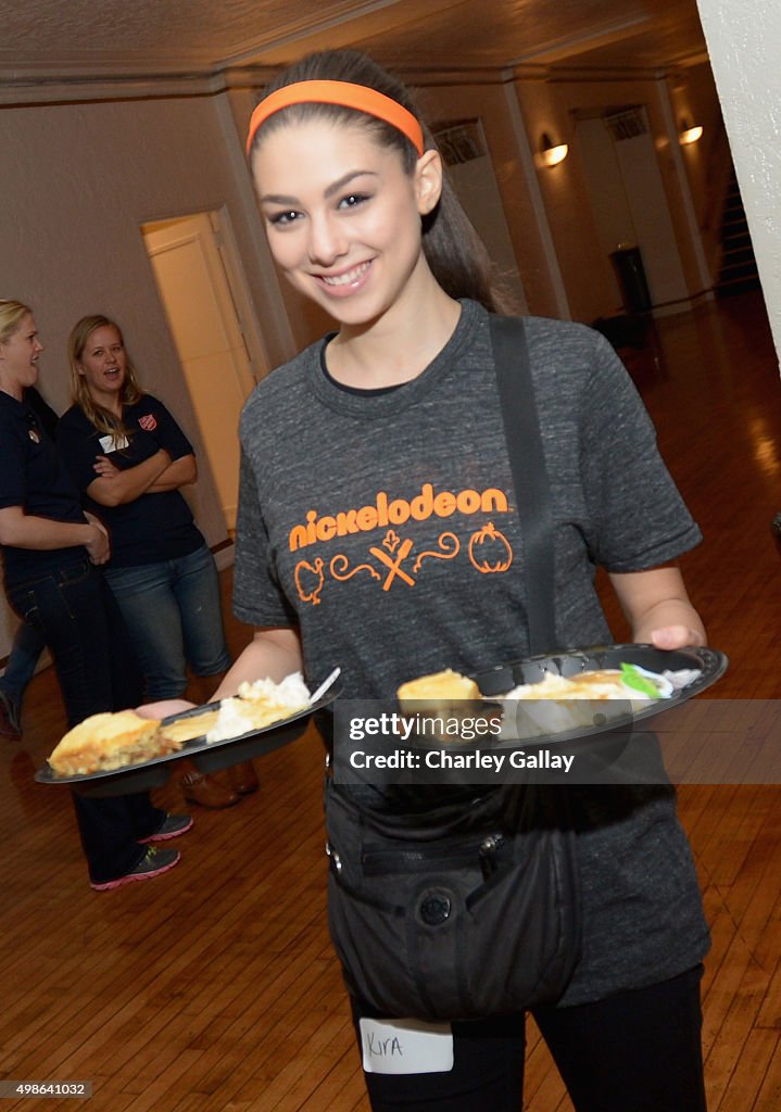 Nickelodeon HALO Presents The Salvation Army's Feast Of Sharing Holiday Dinner