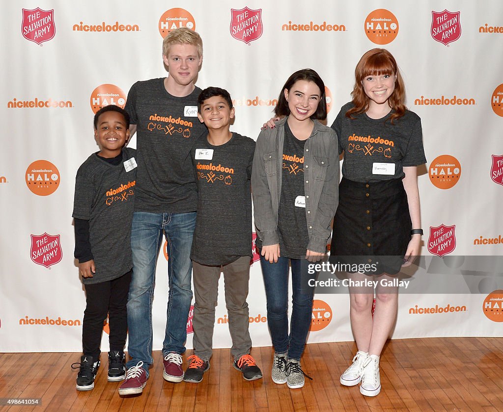 Nickelodeon HALO Presents The Salvation Army's Feast Of Sharing Holiday Dinner