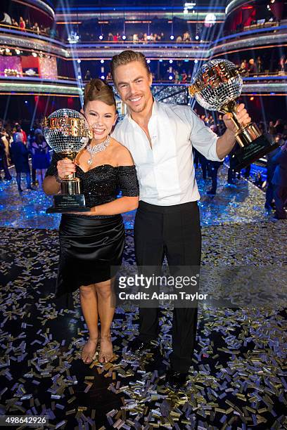 Episode 2111A" - Bindi Irwin and Derek Hough were crowned Season 21 champions during the two-hour season finale of "Dancing with the Stars," TUESDAY,...