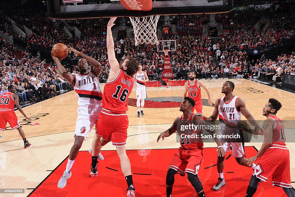 Chicago Bulls v Portland Trail Blazers