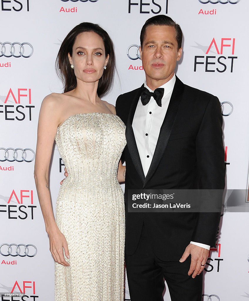 AFI FEST 2015 Presented By Audi Opening Night Gala Premiere Of Universal Pictures' "By the Sea" - Arrivals