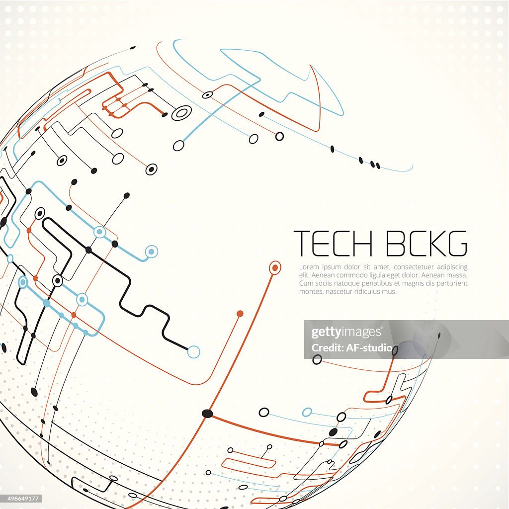 Abstract Network Background