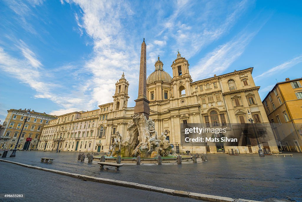 Piazza Navona in Rome Italy