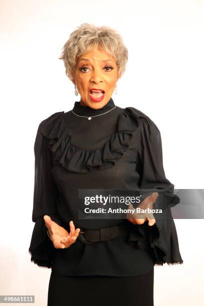 Portrait of American actress and Civil Rights activist Ruby Dee as she poses against a white background, New York, September 4, 2010.