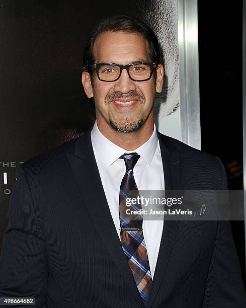 Actor Matthew Willig attends a screening of "Concussion" at Regency Village Theatre on November 23, 2015 in Westwood, California.